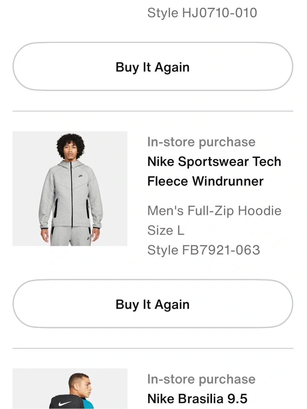 NWT Nike Sportswear Tech Fleece Hoodie Grey Heather/Black Men Sz L FB7921-063